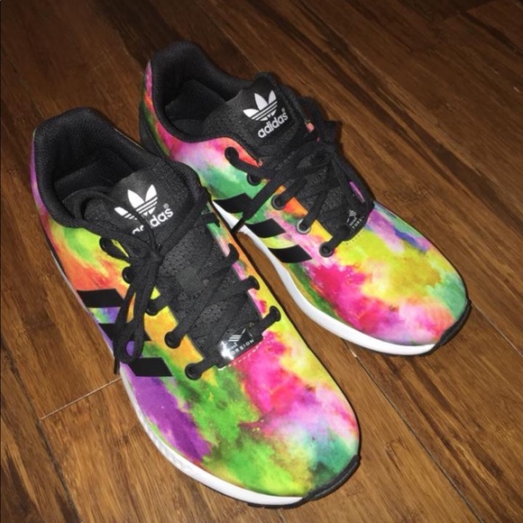 tie dye adidas womens